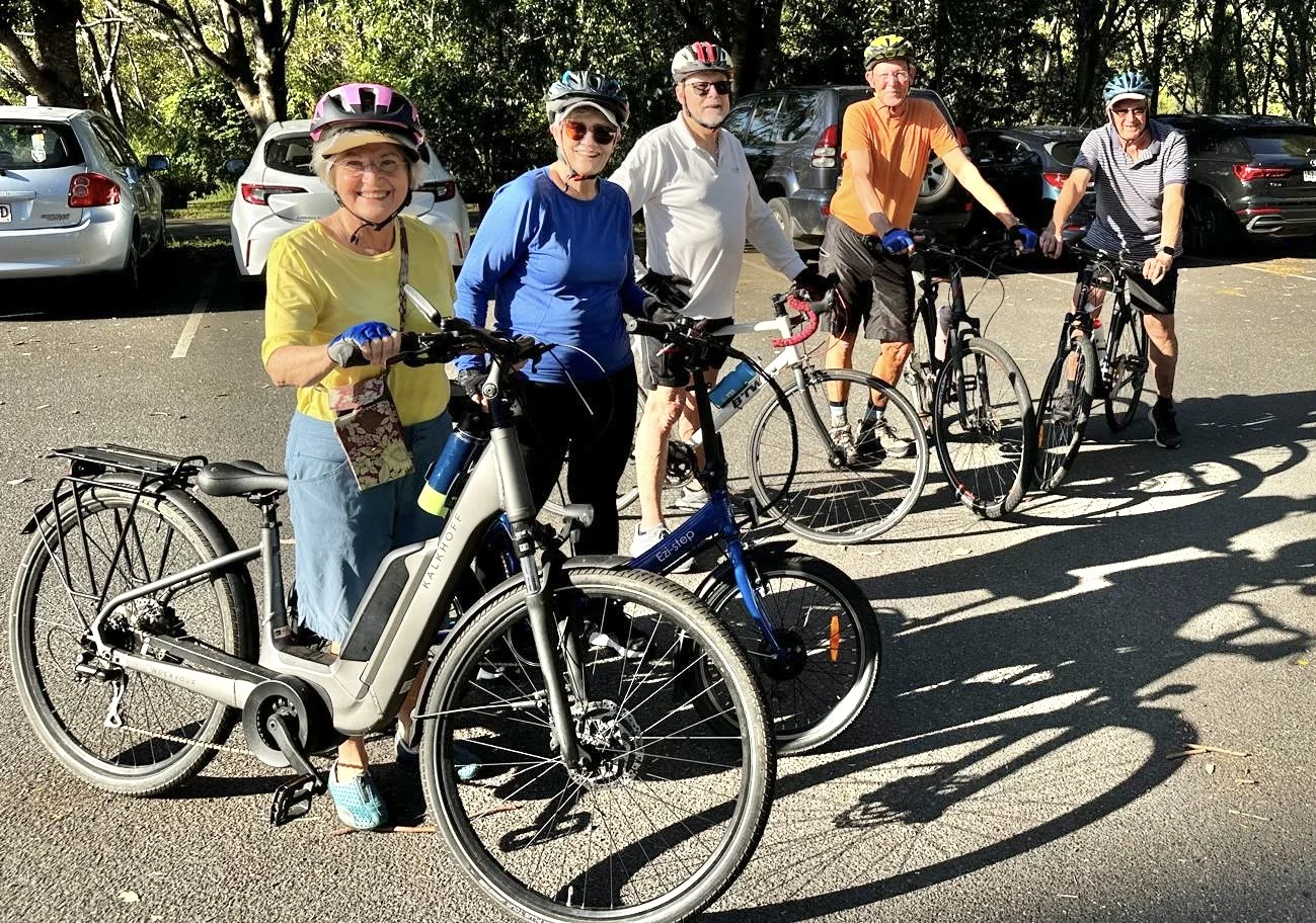 Out on the bikes