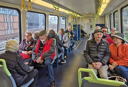 On the train to Altona
