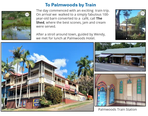 Palmwoods by Train