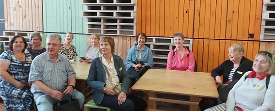 group of members attending the Dandenong Market tour